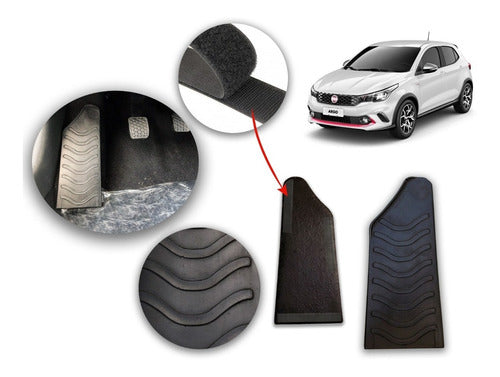 Apoya Pie Descansa Pie Fiat Mobi Like Accesorios + Velcro 5