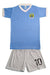 Manchester City Shirt + Kun Aguero Shorts - Kids 0