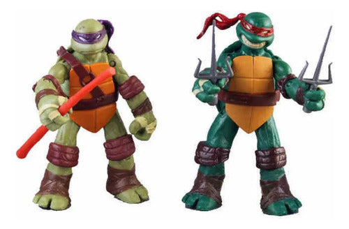 Tortugas Ninja Figura Acción 4 Donatello Raphael Leonardo 4