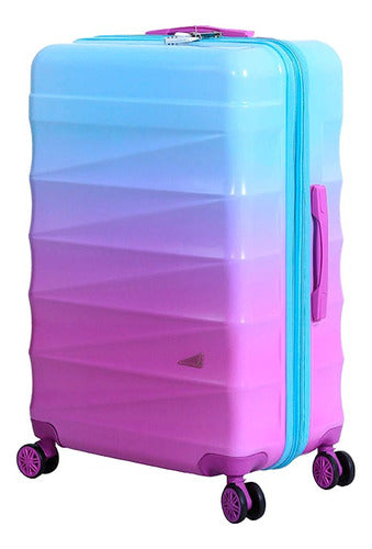 Medium 24-inch Expandable Hard Shell Suitcase with 4 360° Wheels and Built-in Lock - Elegant Design 20