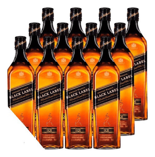 Whisky Johnnie Walker Black Negro X 12 0