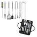 Set Asador Parrillero Con Estuche 10 Piezas 0