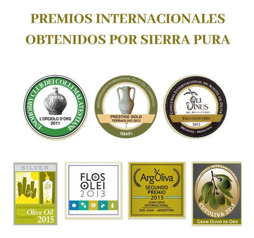 Sierra Pura Aceite Oliva Virgen Extra Caja 6 Bot. 750cc Surtido Sabores 6