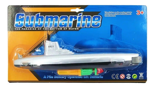 Faydi Submarino Infantil A Pila Bañera Pileta 32 Cm 2