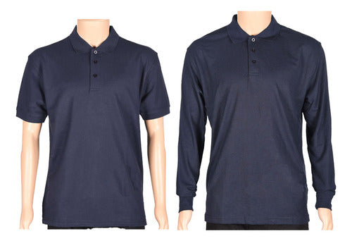 AE Men's Polo Shirt Short Sleeve + Long Sleeve - Mundo Trabajo 6