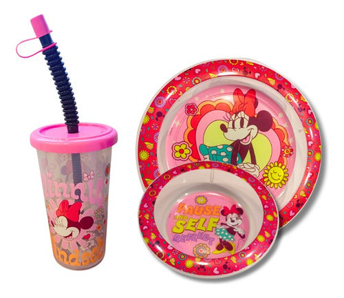 Set Promoción Minnie: Plato + Vaso Sport + Bowl 0