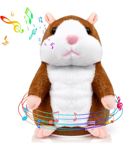 Juguete Adorable Mímica Pet Hablan Talking Hamster Record Ra 1