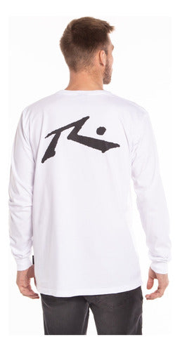 Rusty Competition LS Tee White Men 2