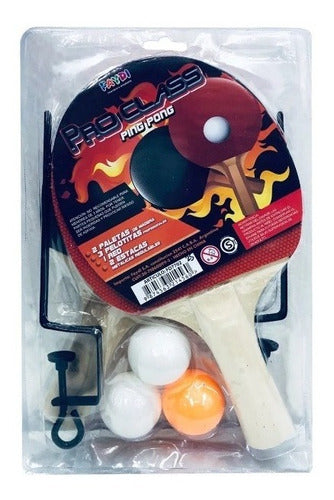 Ruifeng Ping Pong Kit - 2 Paddles, 3 Balls, and a Net 0