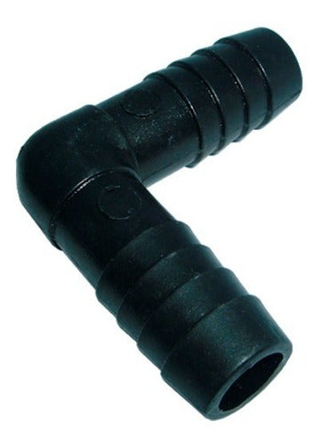 Bejarano Machines Double 1 1/4" Elbow Barbed Fitting Polyethylene Irrigation Connection 0