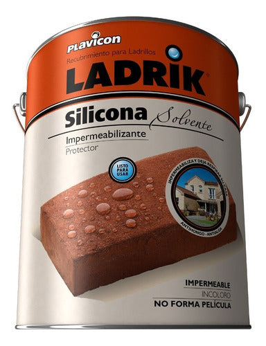 Ladrik Silicona Ladrillos Solvente Impermeable Premium 4 L 0