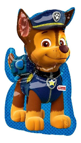 LC Globo Metalizado Patrulla Canina Personaje Chase 35cm 0