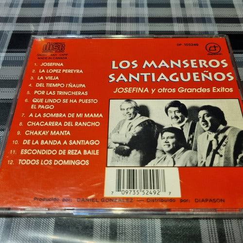 Los Manseros Santiagueños - Josefina Y Éxitos - Cd Folcklore 1