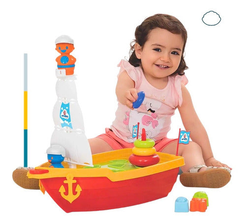 Brinquedo Para Bebe Merco Toys - Mega Barco Didatico 1