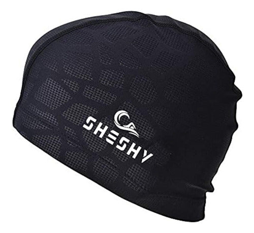 SheShy Swimming Cap, Flexible Nylon and Spandex Weave 0