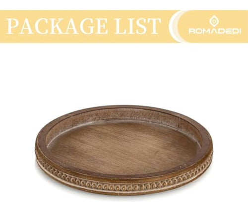 Romadedi - Wooden Tray for Home Decoration 6