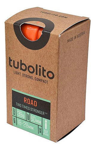 Tubolito Super Light Bike Tube 700x18/28 with 60mm Presta Valve 1