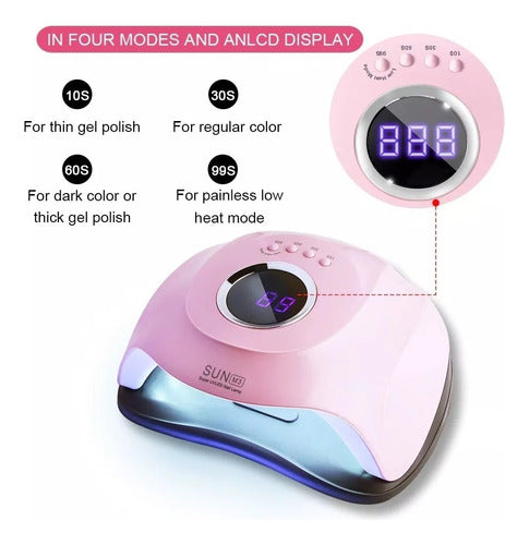 Professional 180W 45 LED UV Nail Dryer for Quick Drying 1