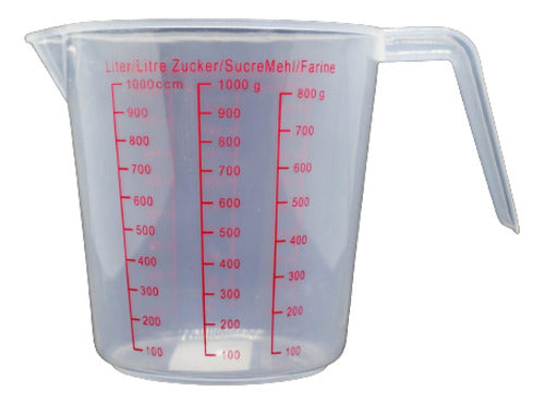 S & W 1 Liter Measuring Jug Plastic 0