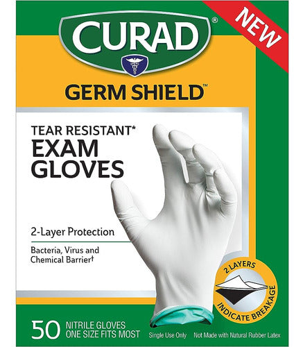 Medline Curad Shield Nitrile Exam Gloves 1