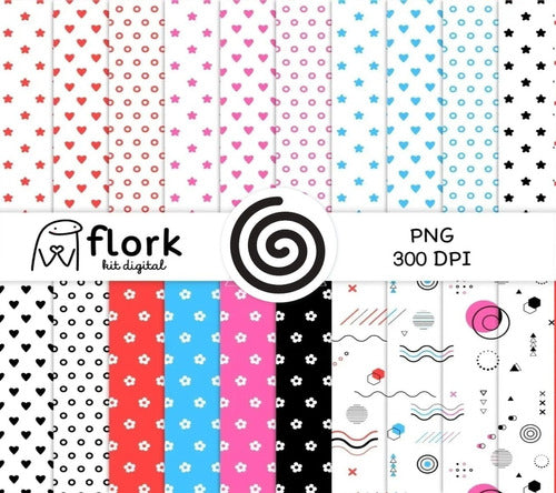 Kit Flork Imagenes Cliparts Y Fondos Deformitos Sublimar 2