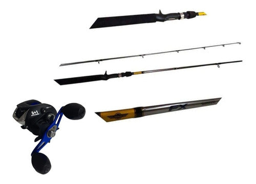 Shimano Combo Baitcasting Rod + Reel + Multifilament 0