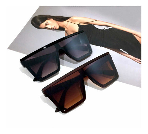 Magic Accesorios.ar Flat Sunglasses Fashion Rectangular Lenses 7