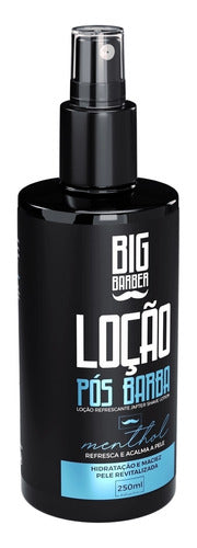 Loção Pós Barba Big Barber 250ml Menthol Para Pele Sensíveis 2