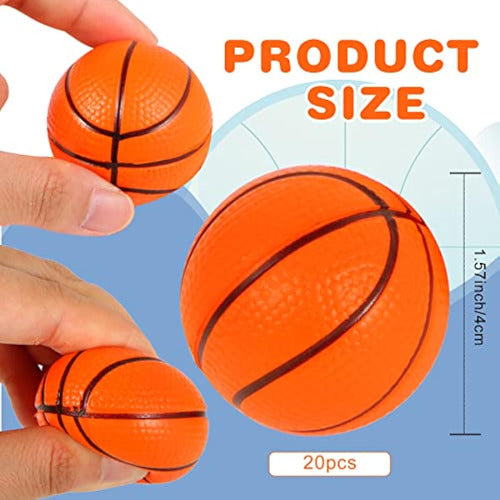 Urspasol 20 Foam Basketball Balls 1.6 Inches 2