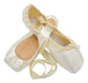 Slava Ballet Pointe Shoes with Ribbons + Elastic Canvas Split Sole Pointe Shoes 3