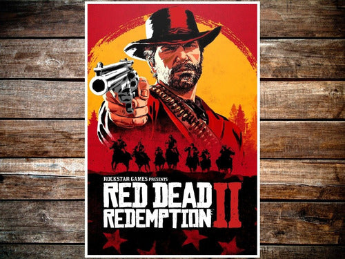 Poster Juego Red Dead Redemption 2 47x32cm 200grms 0