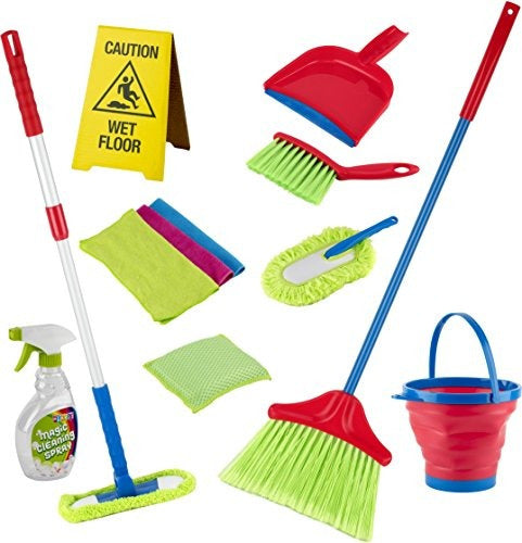 Play22 Kids Cleaning Set 12 Piece - Toy Cleaning Set 0