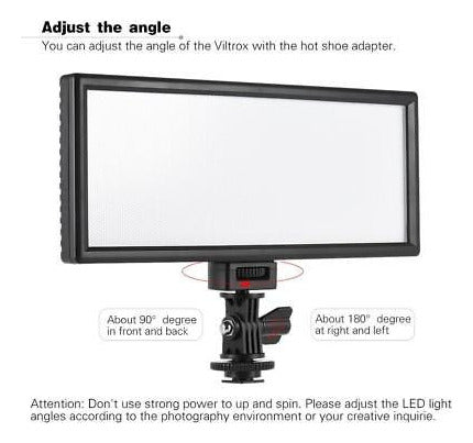 Viltrox L132t Slim Led Studio Video Luz Bi-color Lcd Regulab 2