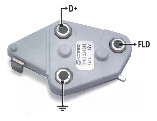 Regulador De Voltaje Alternador Delco Rnd 226043 0