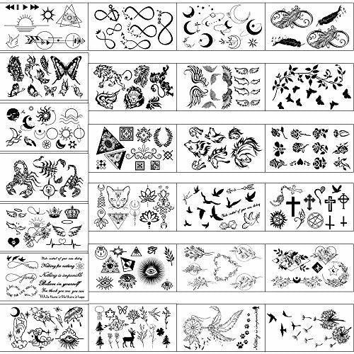 Yazhiji Waterproof Temporary Tattoos - 60 Sheets 1