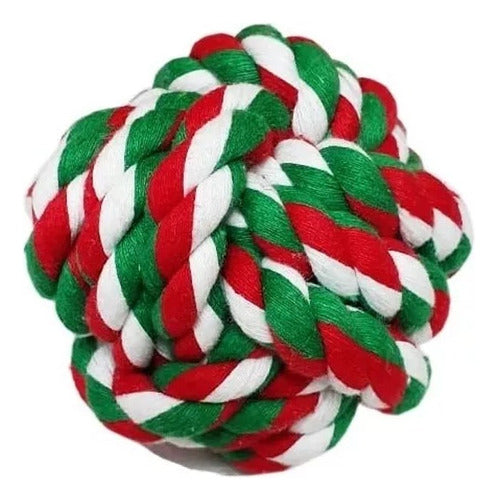 SHOPFINITY XL Rope Toy Ball for Pets - Assorted Colors 1