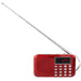 6 × Portátil Fm / Am Rojo Radio Altavoces Multimedia Color C 2