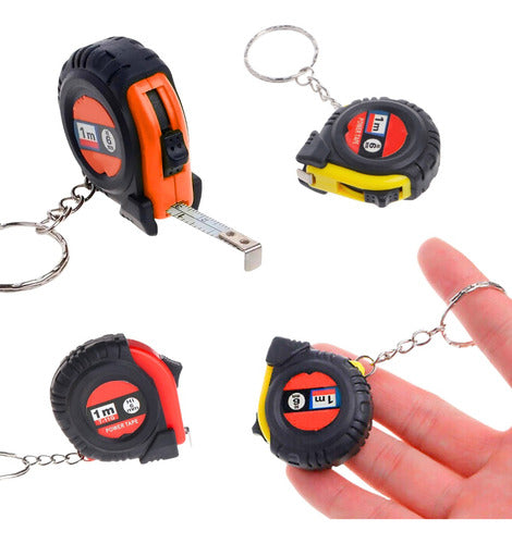 Nail Vinyl's Souvenir Retractable Tape Measure Keychain - 100 Pack 2