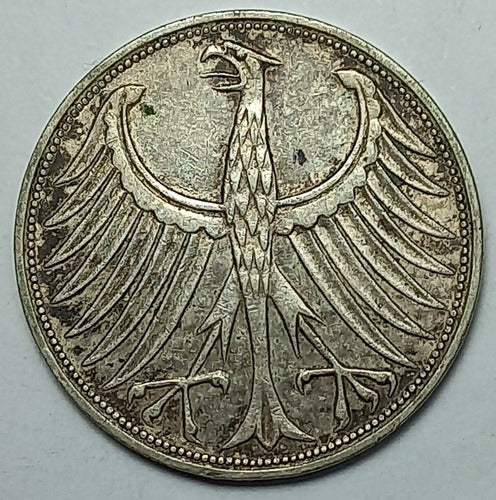 Alemania - 5 Mark 1966 G - Km 112.1 (ref 117) 2