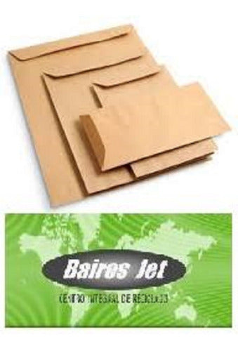 50 Manila Envelopes 16.5x25 cm 80 gsm - BAIRESJETWEB 0