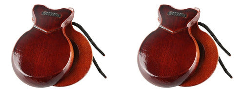 Castanholas De Madeira Tradicionais Espanholas,2 Castanholas 0