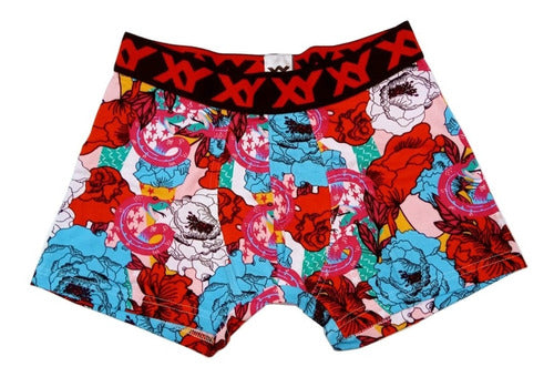 XY Cromosoma Boxer Shorts in Cotton and Lycra Prints - Art 1313 5