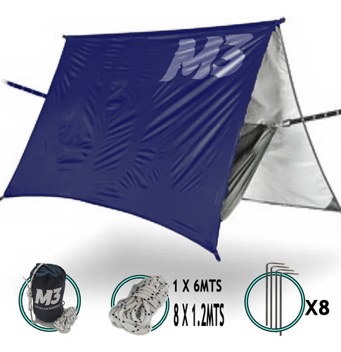 M3® Tarp Overhang for Hammock Tent 3x3 - Official Store 19