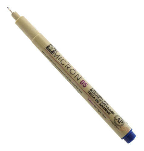 Pigma Micron 05 Blue - 0.45mm - Mosca 0