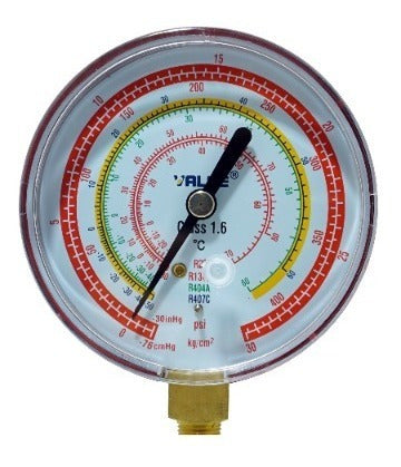 Value High Pressure Manometer R22 - R134A - R404A - R407C 1