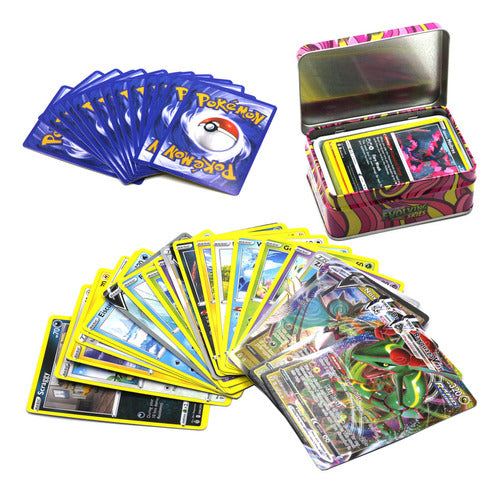 Mystery Box Silver Pokemon Tcg Bootleg / 295 Cartas 2