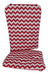 Baby Doll Bedding Chevron Mecedora Cojin, Rojo 0