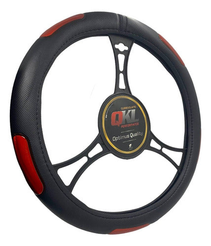 Reflective Red 38cm 39cm Universal Car Steering Wheel Cover 0