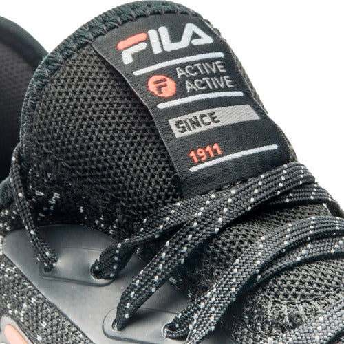 Fila Stay H Men's Running Shoes Black-White-Orange 6