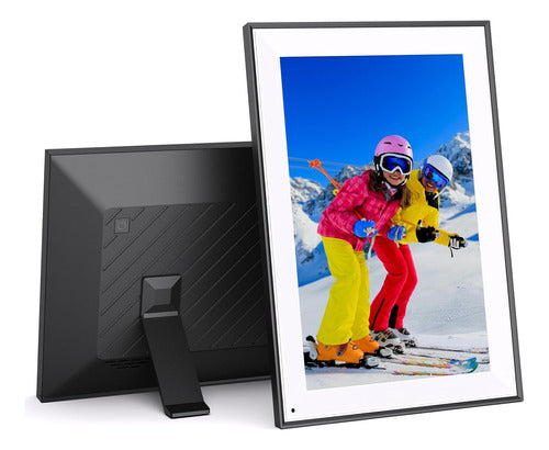 FULLJA Digital Photo Frame 10.1" with IPS Touch Screen 0